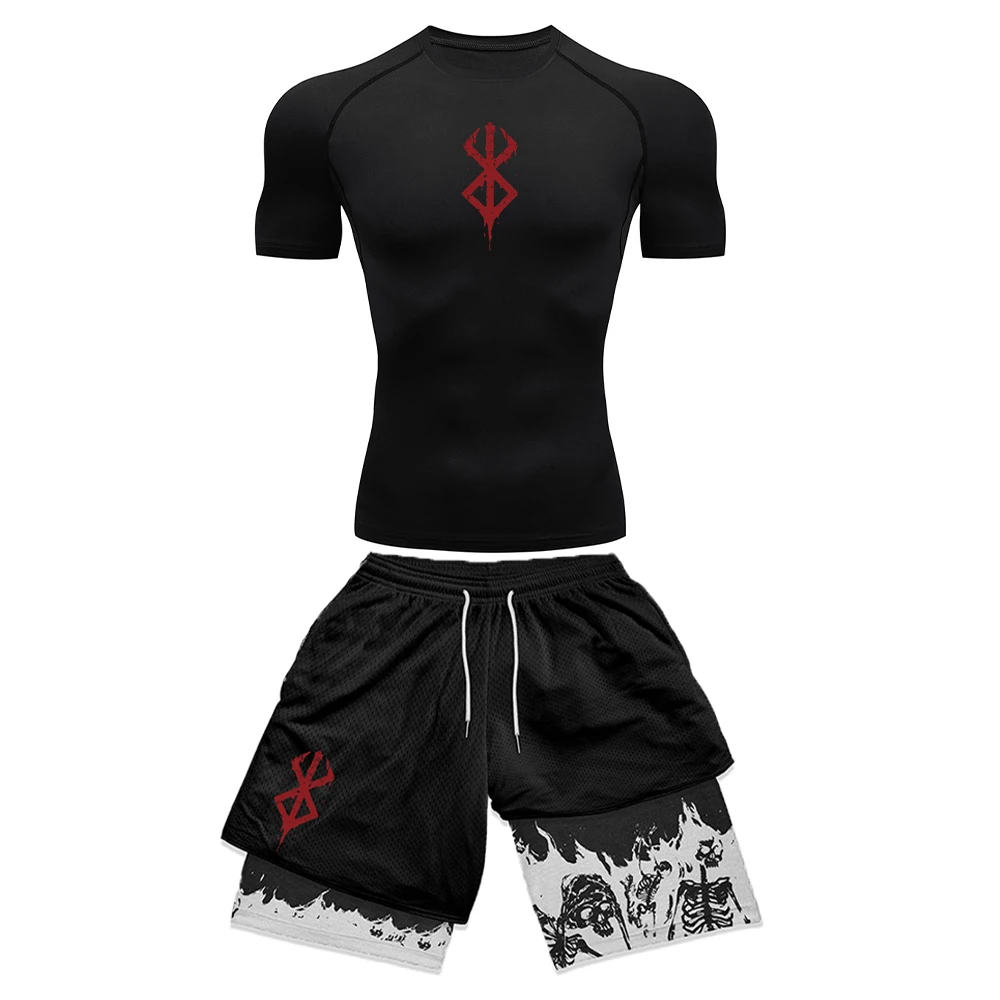 Completo da uomo con stampa 3D - Compression Shorts Athletes recensione e prezzo